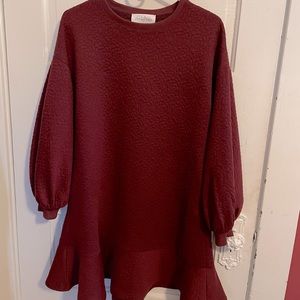 Beautiful long-sleeve Anthropology dress